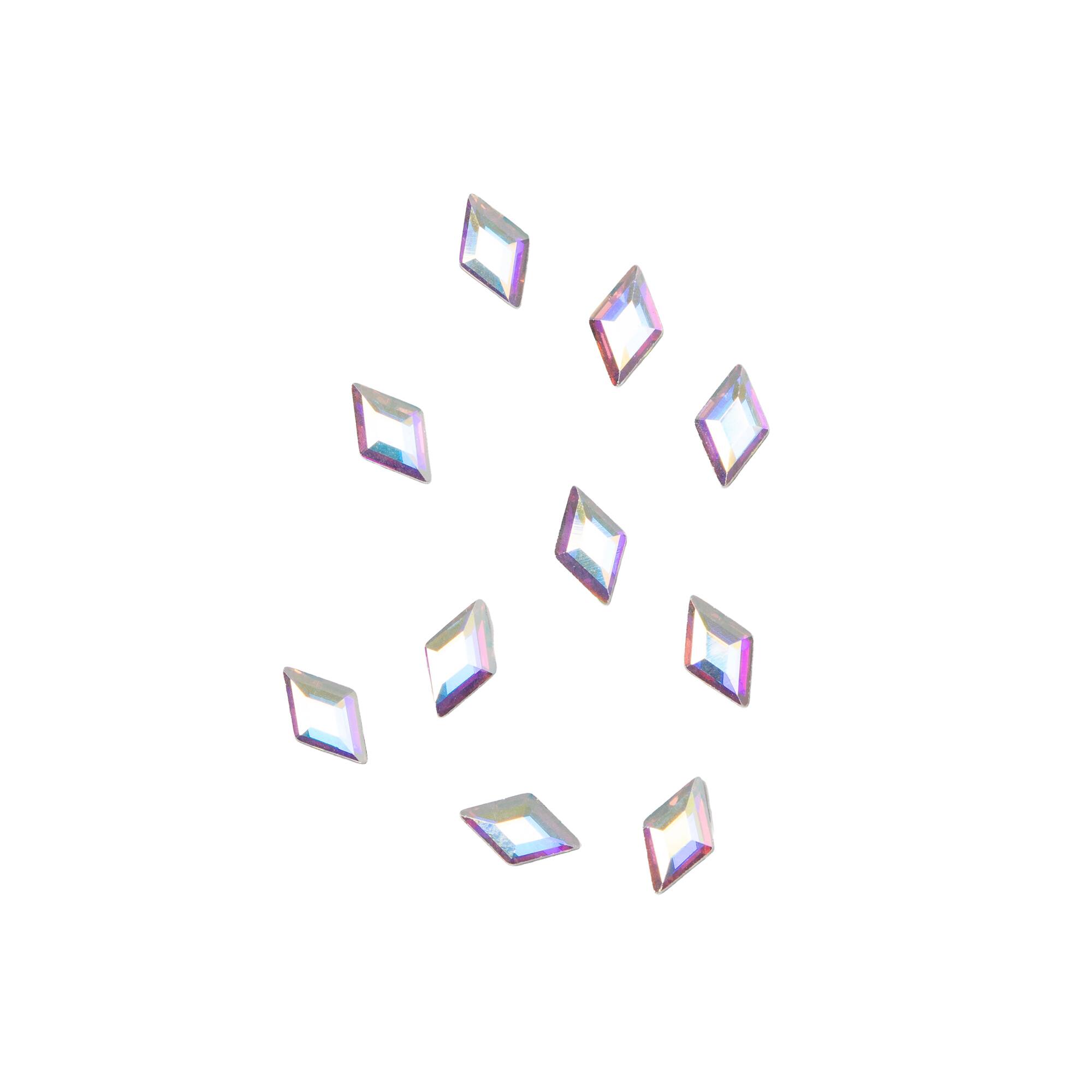 5mm Crystal AB Diamond Glue-On Austrian Crystals by Bead Landing™, 10ct.